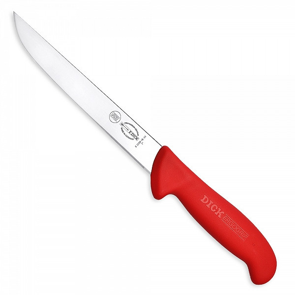 Nůž vykosťovací F. Dick 18 cm se širokou čepelí červený