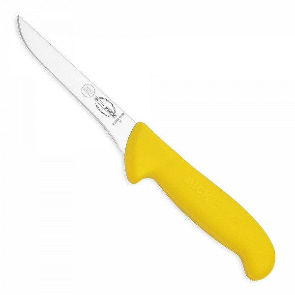 Nůž vykosťovací F. Dick 13 cm s úzkou čepelí žlutý
