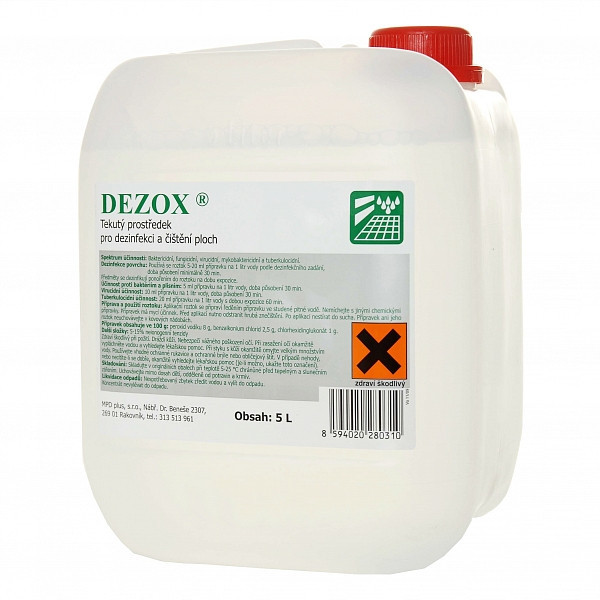 Dezox 5 l dezinfekce povrchů