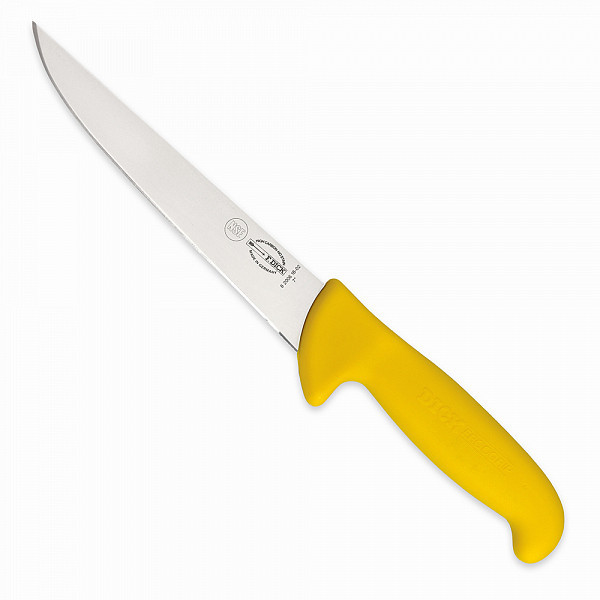 Nůž vykrvovací F. Dick 18 cm žlutý