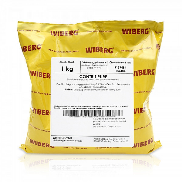 Vybarvovací přípravek na maso 1 kg Contrit Pure kořenící přípravek sypký Wiberg
