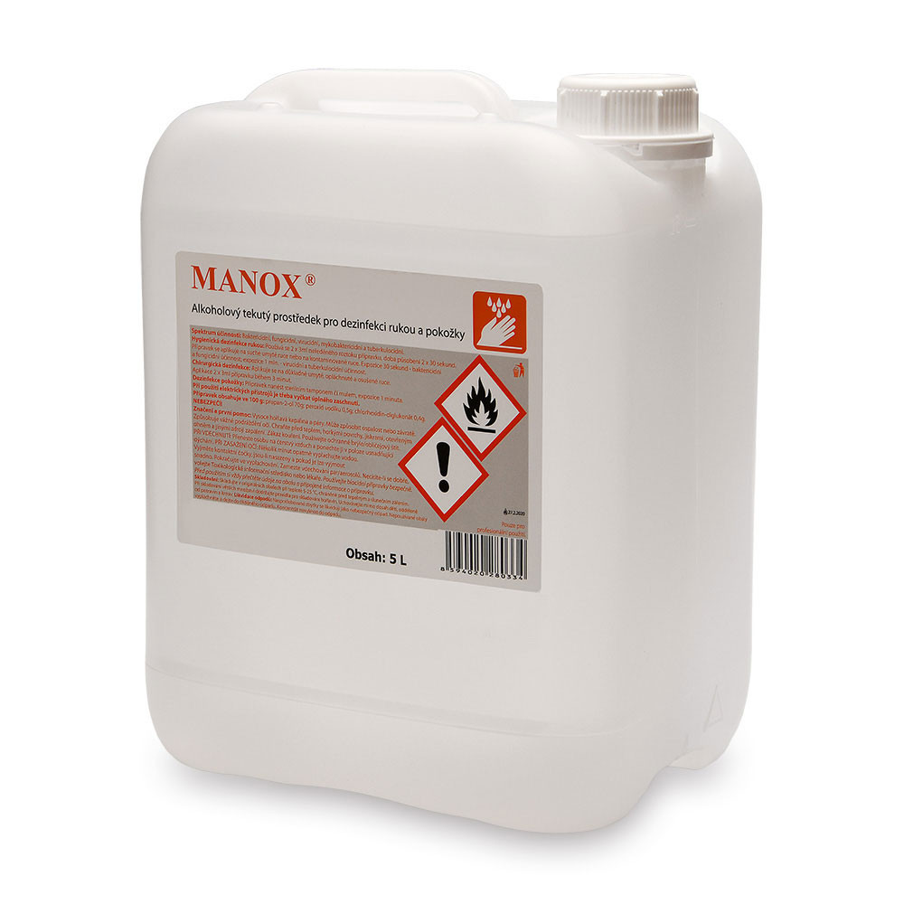 Manox 5 l dezinfekce na ruce a pokožku