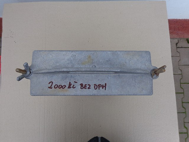 Forma na paštiku hliníková 5 vaničková s uchem č. 1