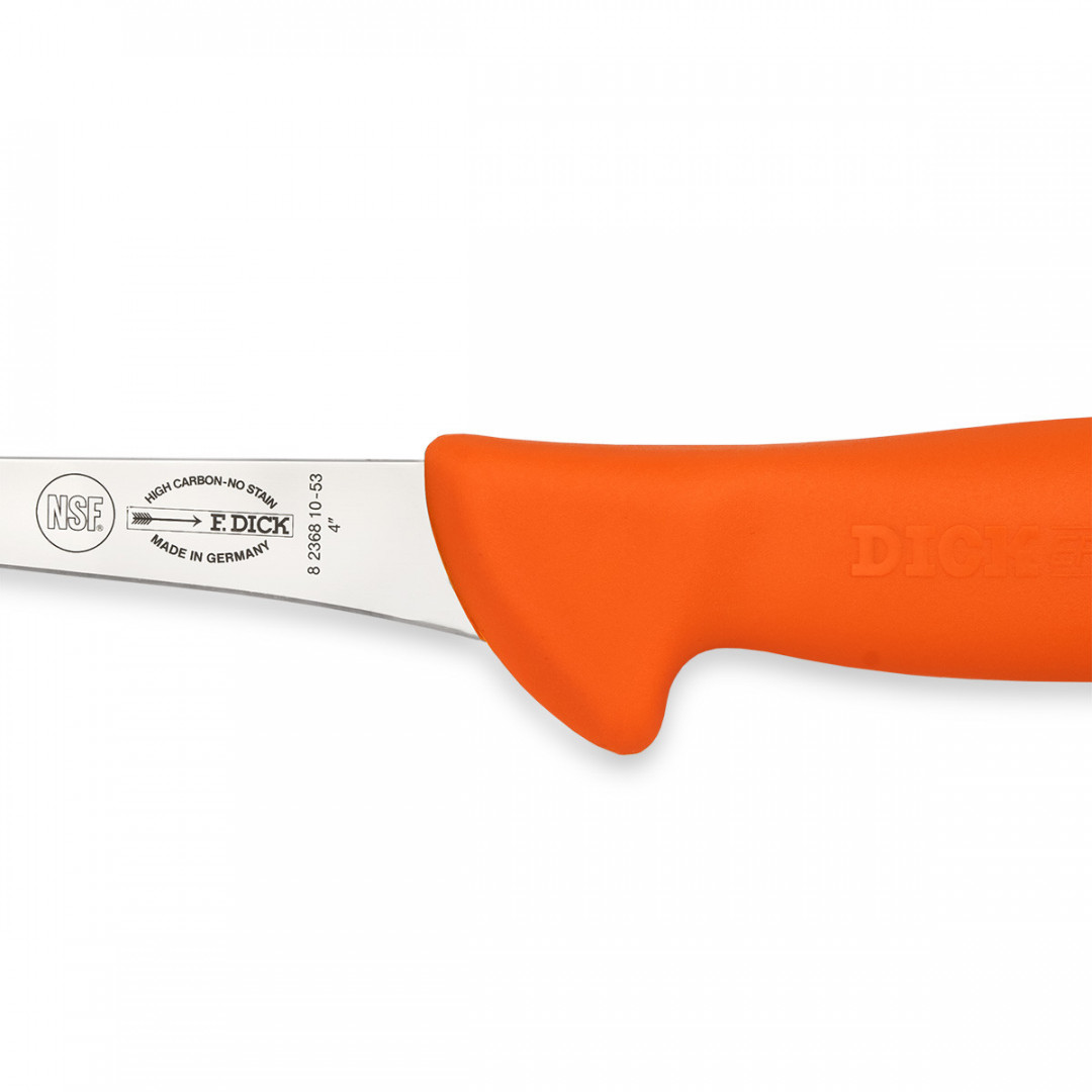 Nůž vykosťovací F. Dick 10 cm s úzkou čepelí oranžový