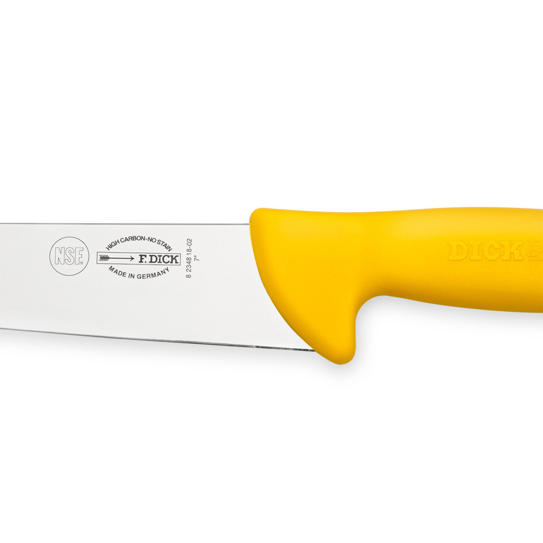 Nůž blokový F. Dick 18 cm žlutý