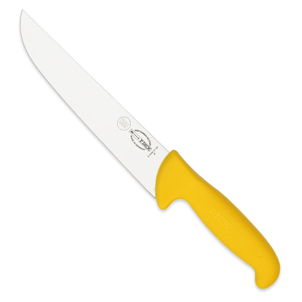 Nůž blokový F. Dick 21 cm žlutý