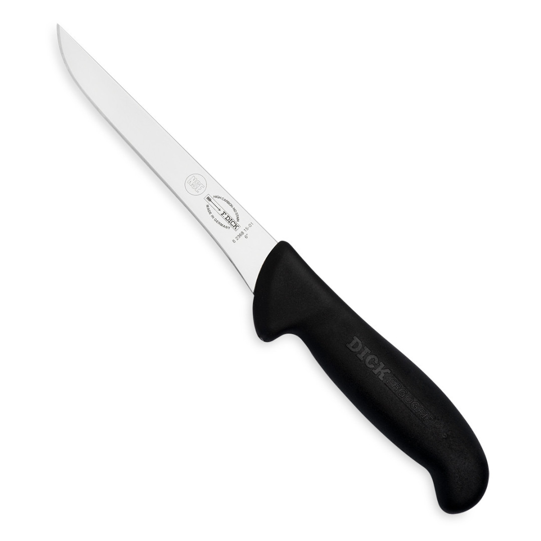 Nůž vykosťovací F. Dick 15 cm s úzkou čepelí černý