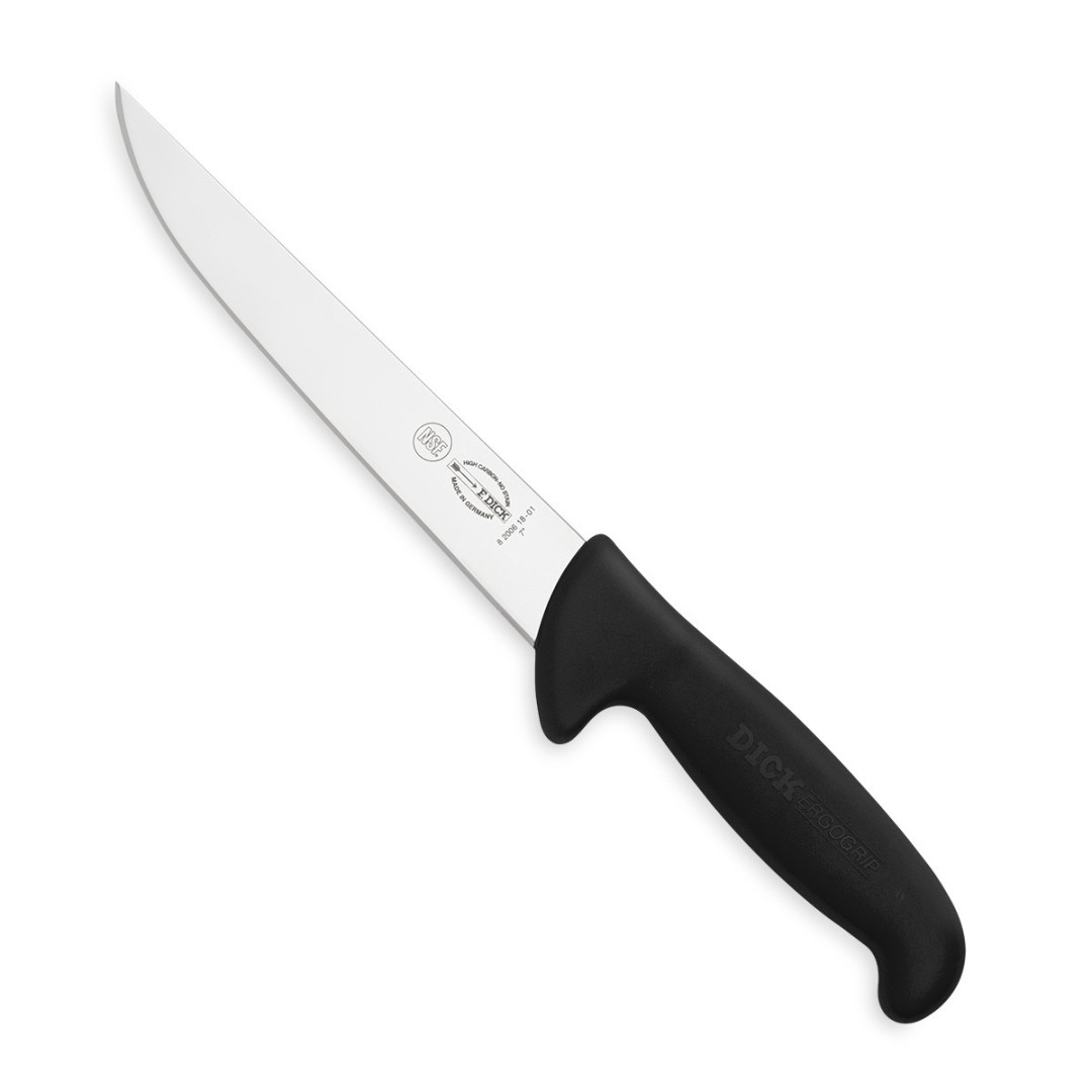 Nůž vykrvovací F. Dick 18 cm černý