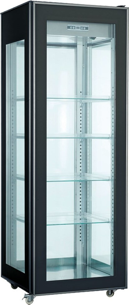 Chladicí cukrářská vitrína RT 400L-2 Black NORDline