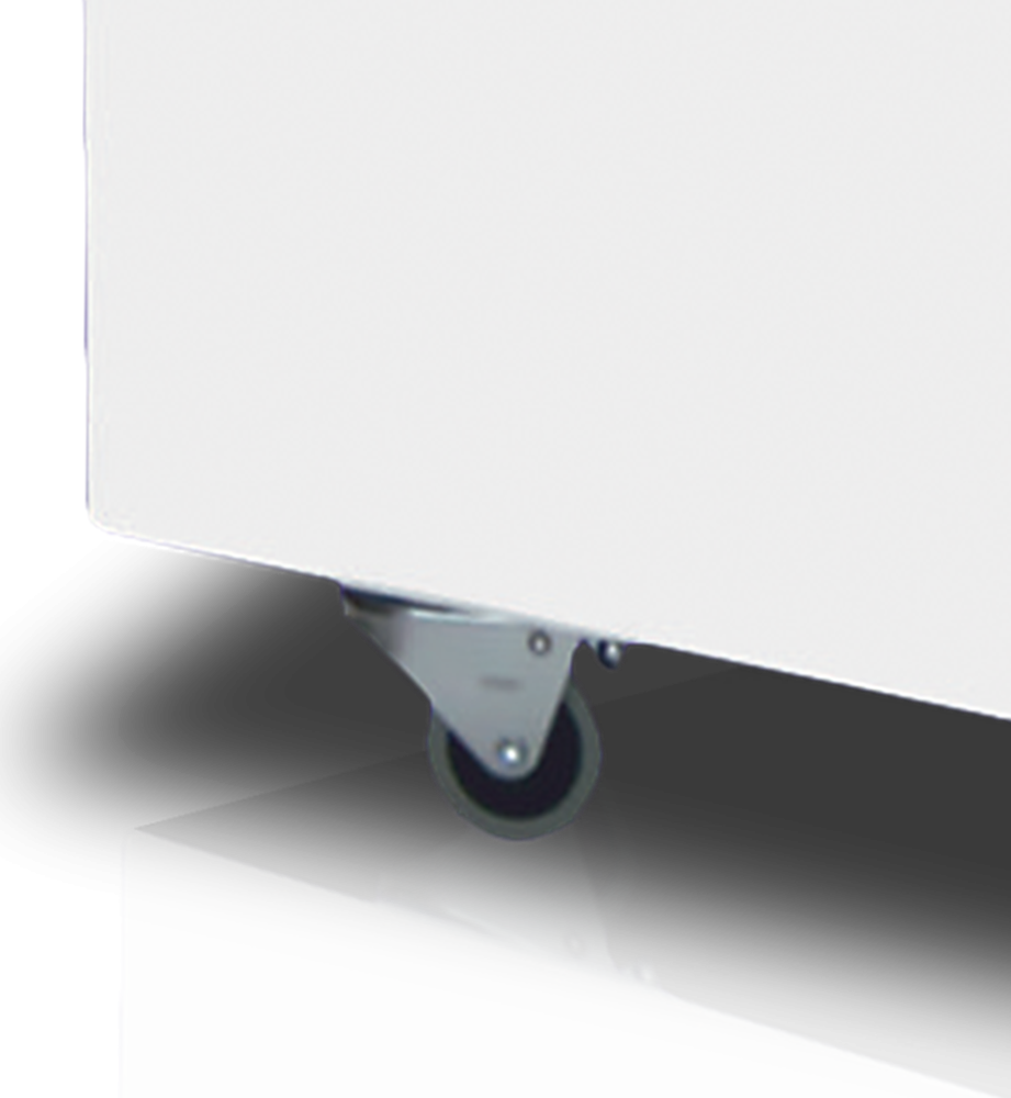 Pultový mrazák s proskleným víkem ARO 501/2 White Edge Byfal