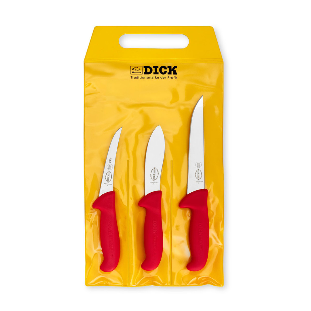 Sada 3 nožů F. Dick s plastovou rukojetí Jagd Indoor