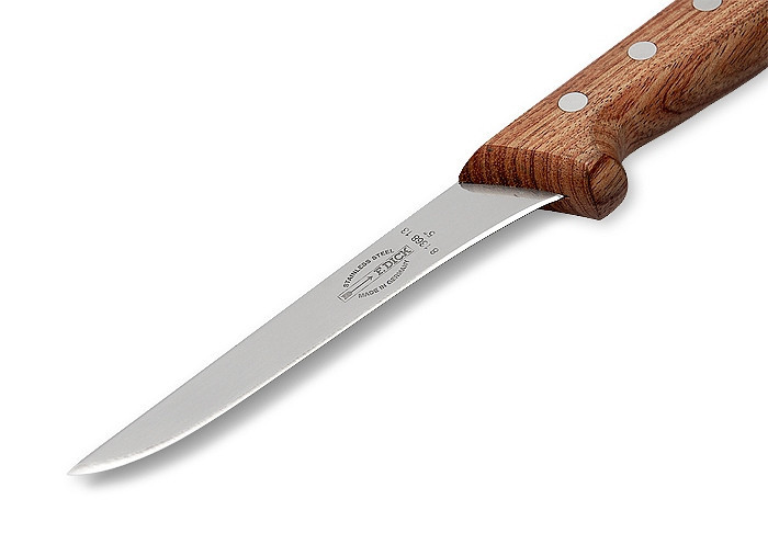 Nůž vykosťovací s dřevěnou rukojetí F. Dick 13 cm s úzkou čepelí