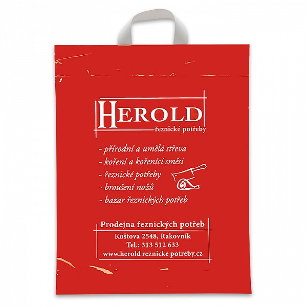 Igelitová taška Herold řeznické potřeby