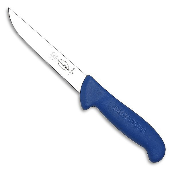 Nůž vykosťovací F. Dick 15 cm se širokou čepelí modrý